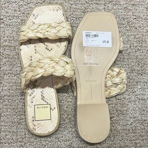 Dolce Vita Women's Braided Tan Sandals